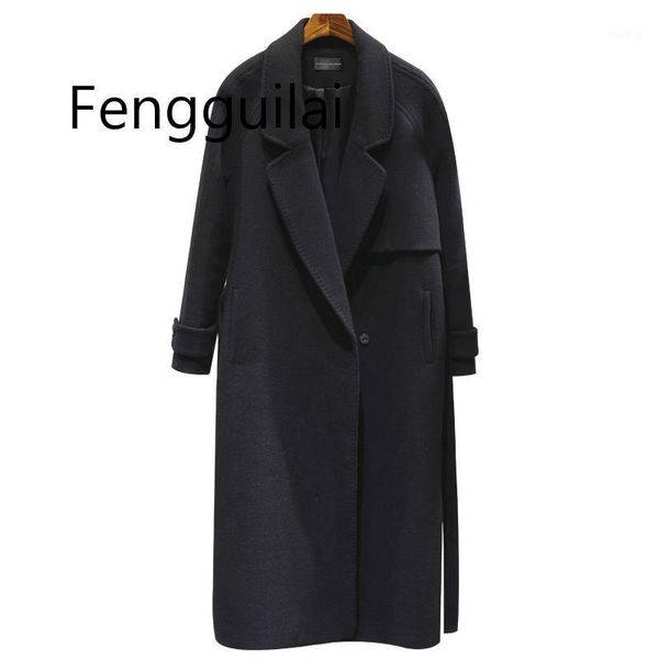 2020 autumn winter fashion women wool coat loose imitation cashmere outerwear cotton padded lining overcoat1, Black
2020 autumn winter fashion women wool coat loose imitation cashmere outerwear cotton padded lining overcoat1, Black