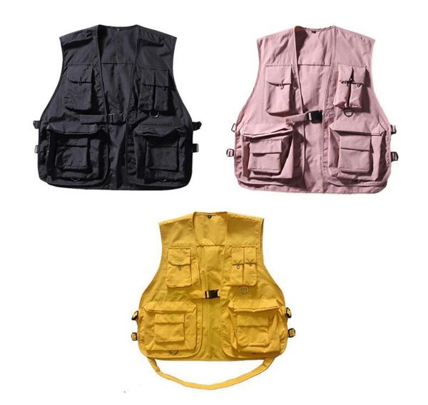 men's vests journalist vest pographer jacket coat mesh outdoor multi pocket summer gilet pour cameraman, Black;white
men's vests journalist vest pographer jacket coat mesh outdoor multi pocket summer gilet pour cameraman, Black;white