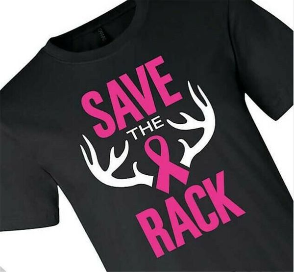 breast cancer save the rack pink ribbon jersey t-shirt l custom special print tee shirt sport hooded sweatshirt hoodie