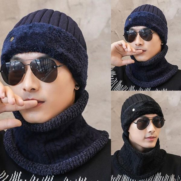 beanies winter hats with velvet collar for men knitted hat scarf thickening set windproof outdoor snow
beanies winter hats with velvet collar for men knitted hat scarf thickening set windproof outdoor snow