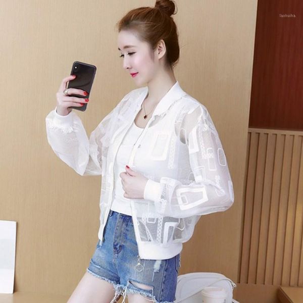 2019 summer women casual long sleeve sunscreen jacket fashion zippers transparent jacket solid baseball loose thin coat1, Black;brown
2019 summer women casual long sleeve sunscreen jacket fashion zippers transparent jacket solid baseball loose thin coat1, Black;brown