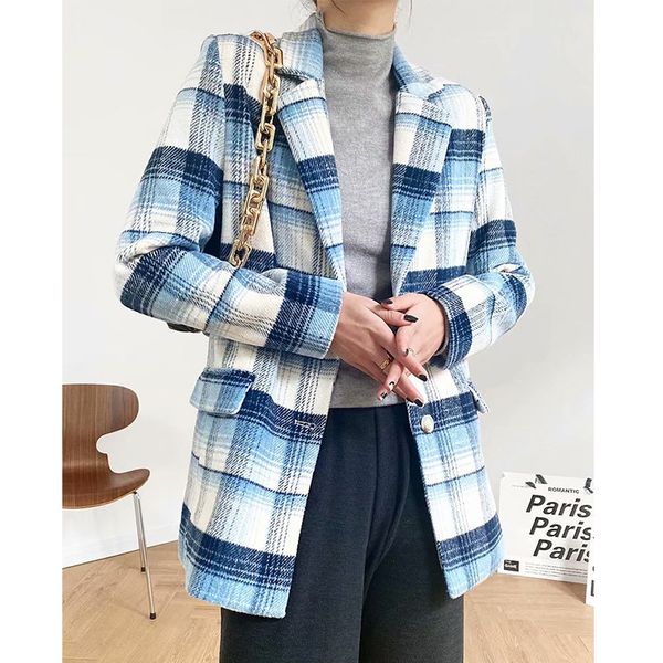 2021 new autumn women plaid coat classic jacket casual warm turn down collar overcoat fashion long sleeve coats x3gq, Black;brown
2021 new autumn women plaid coat classic jacket casual warm turn down collar overcoat fashion long sleeve coats x3gq, Black;brown
