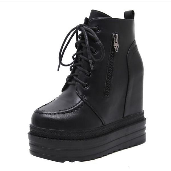 2020 high-heeled super feminine boots, one-inch wedge with low lace, shoes high-wind british shoes. sw2c, Black
2020 high-heeled super feminine boots, one-inch wedge with low lace, shoes high-wind british shoes. sw2c, Black
