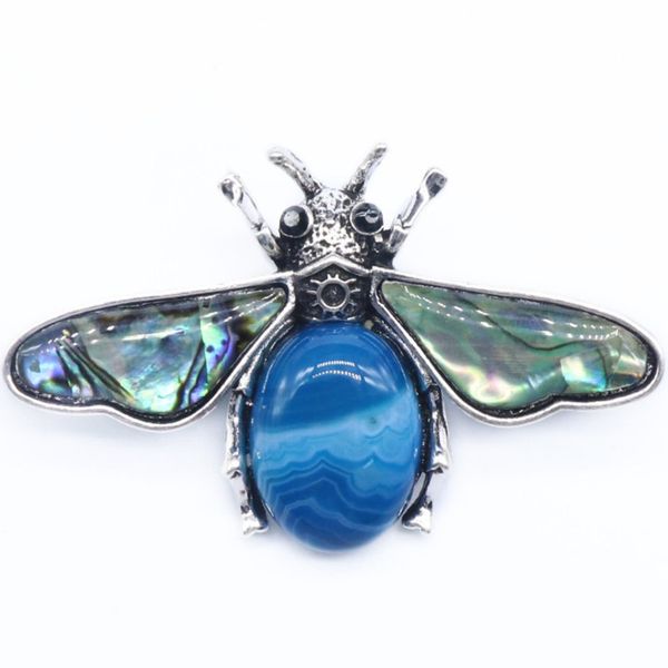wholesale 10 pcs honeybee shape blue sand stone pendant for gift abalone shell silver plated jewelry
wholesale 10 pcs honeybee shape blue sand stone pendant for gift abalone shell silver plated jewelry