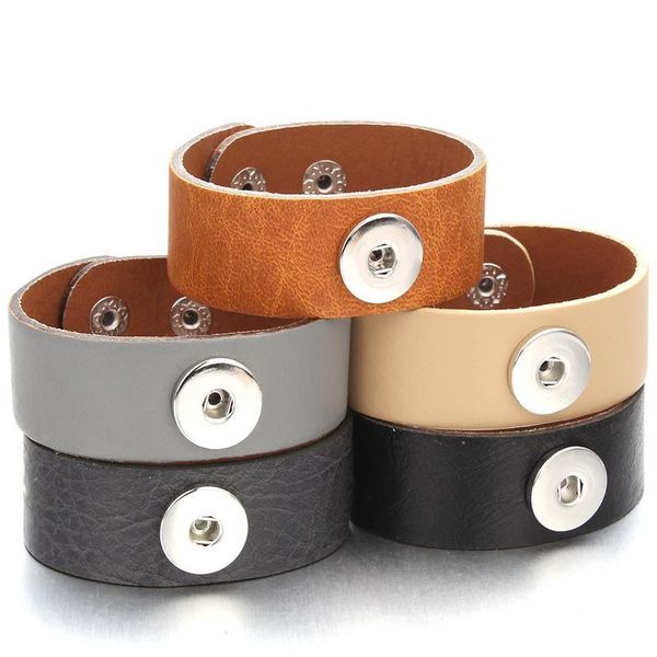 5 colors retro leather snap bracelet vintage leather bracelet & bangle fit 18mm snap button bracelet for men bbywva, Golden;silver
5 colors retro leather snap bracelet vintage leather bracelet & bangle fit 18mm snap button bracelet for men bbywva, Golden;silver