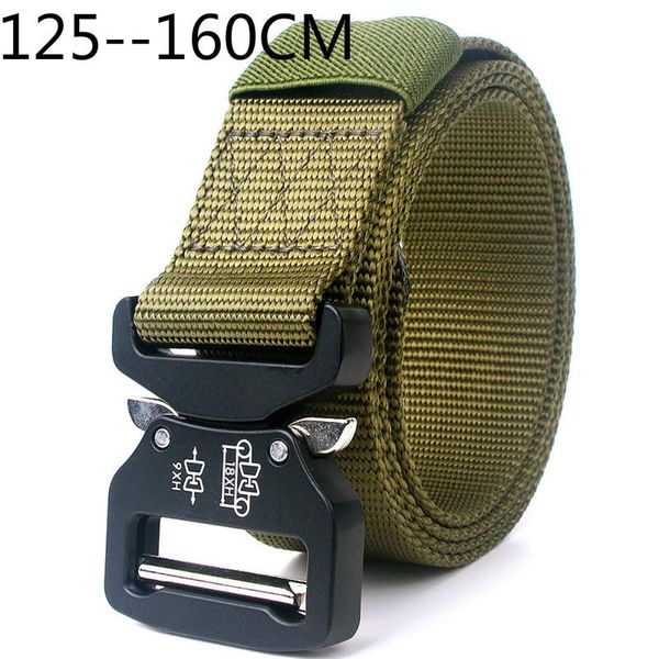 125--160cm wholesale and retail outdoor men lengthened belt tactical imitation nylon canvas men belt eye snake buckle colors, Black;brown
125--160cm wholesale and retail outdoor men lengthened belt tactical imitation nylon canvas men belt eye snake buckle colors, Black;brown