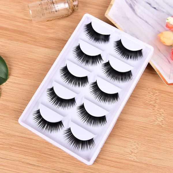 false eyelashes beauty 5 pairs black soft thick fake eye lashes long natural handmade women makeup extension tools 15mm
false eyelashes beauty 5 pairs black soft thick fake eye lashes long natural handmade women makeup extension tools 15mm