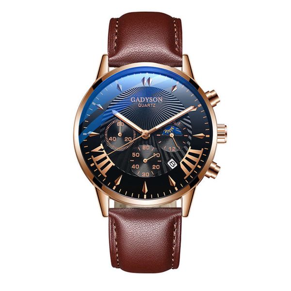 simple men's watch new high roman grade calendar fashion men's belt watch heaw, Slivery;brown
simple men's watch new high roman grade calendar fashion men's belt watch heaw, Slivery;brown