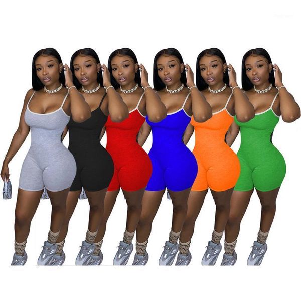 real pictures women casual playsuits contrast colors spaghetti sports shorts jumpsuits solid stretchy sweet girls short rompers1, Black;white 
real pictures women casual playsuits contrast colors spaghetti sports shorts jumpsuits solid stretchy sweet girls short rompers1, Black;white