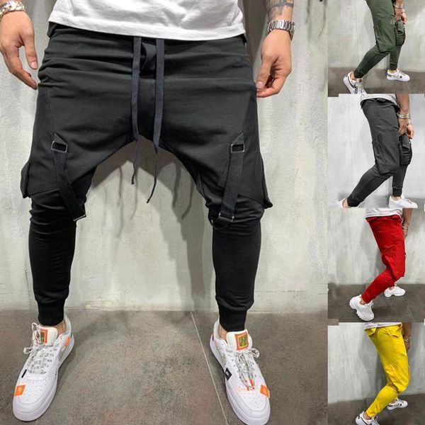 men's pants 2021 spring and autumn men's sports tethered hip hop big pocket drawstring casual pants1, Black
men's pants 2021 spring and autumn men's sports tethered hip hop big pocket drawstring casual pants1, Black