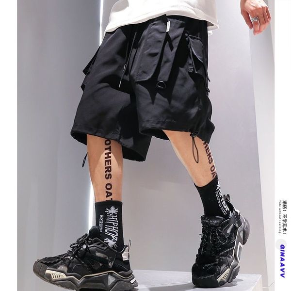summer thin cargo shorts multi-pocket hip hop casual pants fashion clothing korean clothes loose shorts for men streetwear, White;black
summer thin cargo shorts multi-pocket hip hop casual pants fashion clothing korean clothes loose shorts for men streetwear, White;black