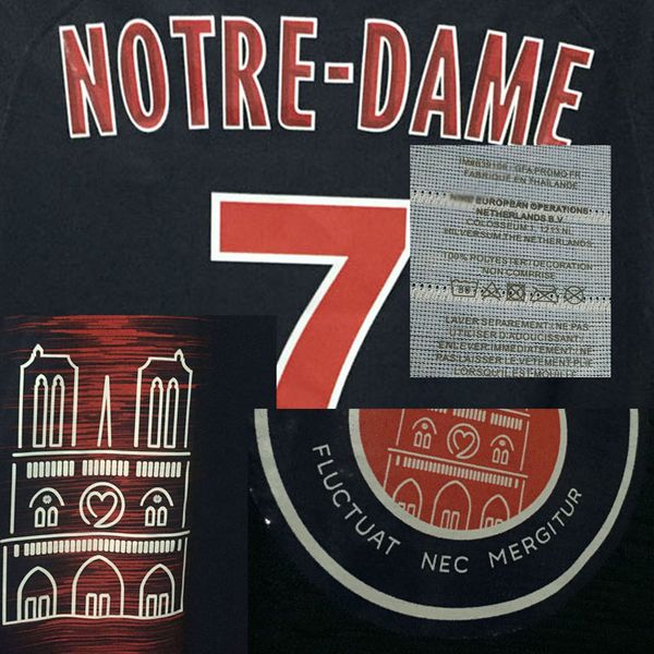 2018 notre dame match worn player issue mbappe neymar jr cusomize number soccer nameset patch printing
2018 notre dame match worn player issue mbappe neymar jr cusomize number soccer nameset patch printing