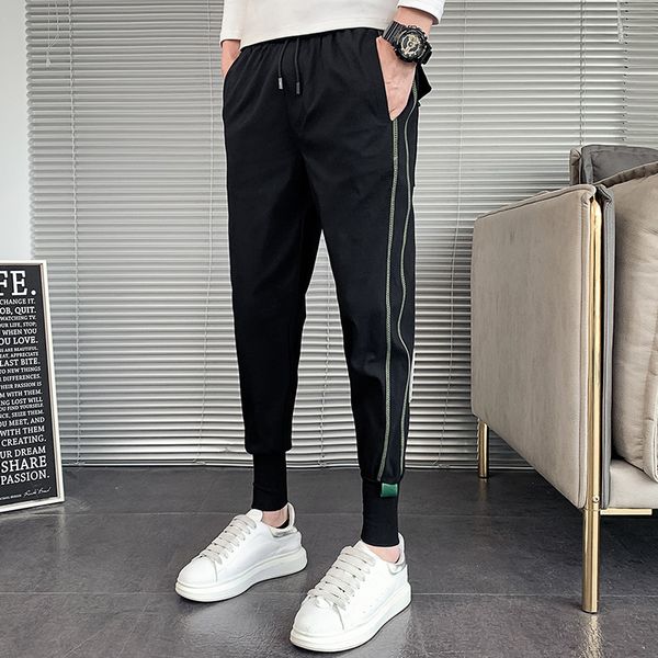 spirit guy casual korean fashion slim fit small leg capris leggings autumn men's pants, Black
spirit guy casual korean fashion slim fit small leg capris leggings autumn men's pants, Black