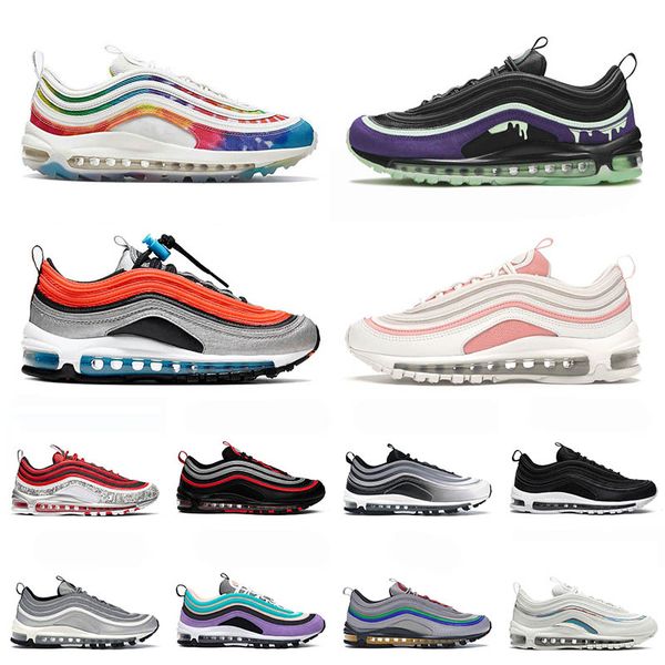wholesale 97s sports mens women running shoes halloween bleached coral sky triple black all white south beach athletic trainers sneakers, White;red
wholesale 97s sports mens women running shoes halloween bleached coral sky triple black all white south beach athletic trainers sneakers, White;red