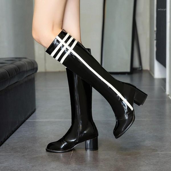 women's rubber boots round toe zipper female shoes winter footwear thigh high heels high boots-women rain1, Black
women's rubber boots round toe zipper female shoes winter footwear thigh high heels high boots-women rain1, Black