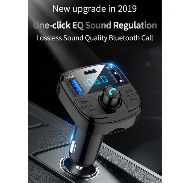 new bluetooth 5.0 fm transmitter car kit mp3 modulator car charger qc3.0 double usb with led lattice sn eq mode1
new bluetooth 5.0 fm transmitter car kit mp3 modulator car charger qc3.0 double usb with led lattice sn eq mode1