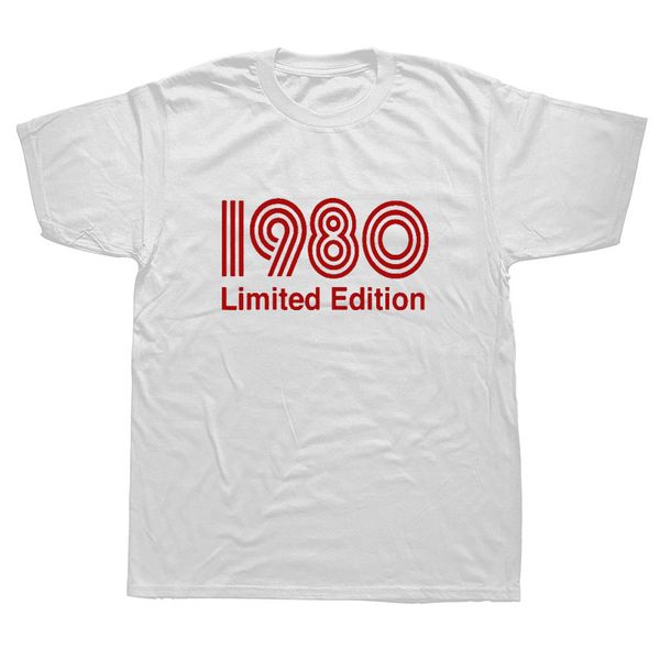 спорт лето мужчины смешной 1980 limited edition красный текст футболка с коротким рукавом хлопок hip hop streetwear футболки топы tee camise
спорт лето мужчины смешной 1980 limited edition красный текст футболка с коротким рукавом хлопок hip hop streetwear футболки топы tee camise