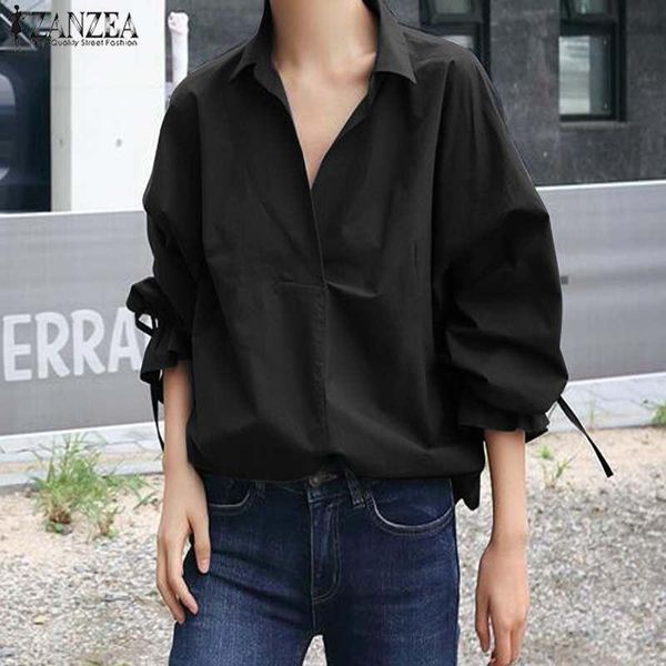 2021 zanzea elegant women autumn long sleeve blouse lapel neck ruffles shirt female work blusas solid loose chemise 5xl, White
2021 zanzea elegant women autumn long sleeve blouse lapel neck ruffles shirt female work blusas solid loose chemise 5xl, White