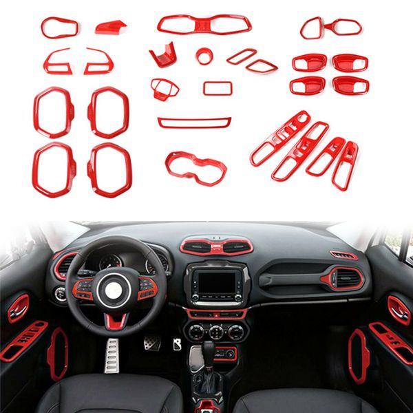 31pcs red abs car central control gear interior decoration cover trim kit for jeep renegade 2016-2019
31pcs red abs car central control gear interior decoration cover trim kit for jeep renegade 2016-2019