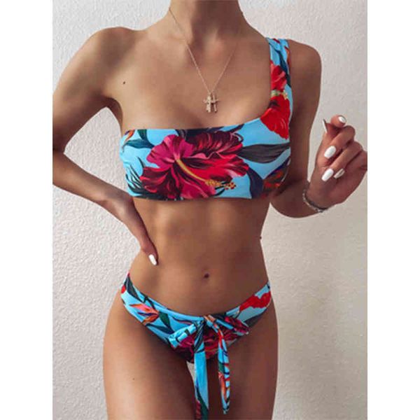 Swimwear One Shoulder Floral Bikini Female Womens Swimsuits Two-pieces Bikini Set Bather Bathing Suit Swim Lady, White;black
Swimwear One Shoulder Floral Bikini Female Womens Swimsuits Two-pieces Bikini Set Bather Bathing Suit Swim Lady, White;black