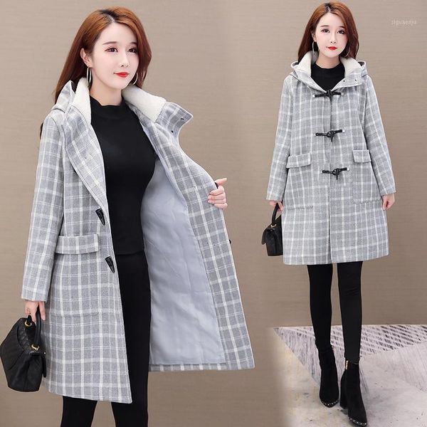 hayblst brand coat and jackets womens 2021 winter korean style hooded clothing plus size 5xl long sleeve keep warm plaid clothes1, Black
hayblst brand coat and jackets womens 2021 winter korean style hooded clothing plus size 5xl long sleeve keep warm plaid clothes1, Black