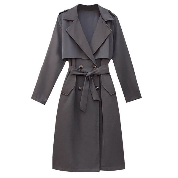 plus size windbreakers woman autumn jacket female new korean fashion casual medium long loose windbreaker coat women, Tan;black
plus size windbreakers woman autumn jacket female new korean fashion casual medium long loose windbreaker coat women, Tan;black