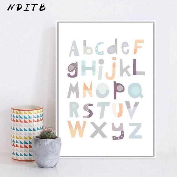 nditb a to z alphabet baby nursery wall art canvas painting educational abc posters and prints nordic kids decoration pictures1 
nditb a to z alphabet baby nursery wall art canvas painting educational abc posters and prints nordic kids decoration pictures1