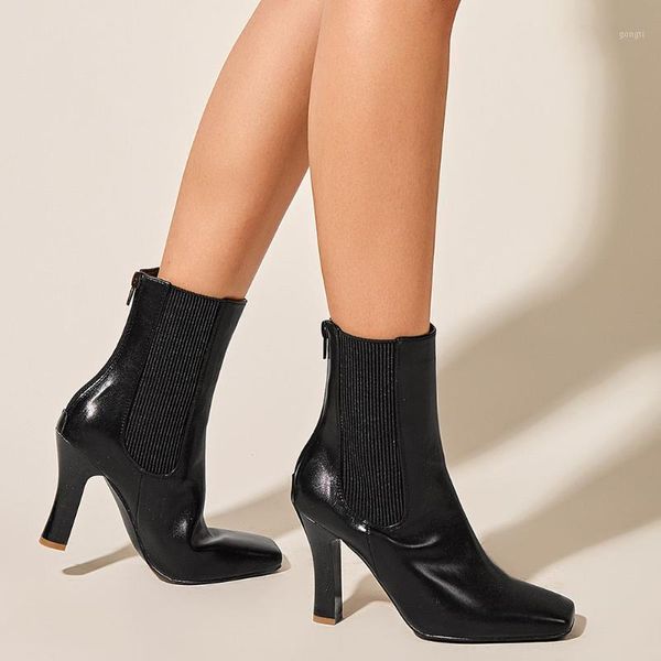 boots gigifox 2021 brand high heels women shoes elegant office ladies female1, Black
boots gigifox 2021 brand high heels women shoes elegant office ladies female1, Black