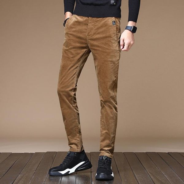 men's jeans autumn winter ly fashion men slim fit casual corduroy pants korean style leisure smart warm long trousers, Blue
men's jeans autumn winter ly fashion men slim fit casual corduroy pants korean style leisure smart warm long trousers, Blue