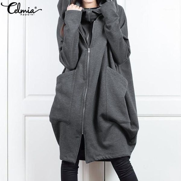 fashion hoodies jackets women autumn winter coats 2020 celmia long sleeve sweatshirt dress casual loose warm long plus size1, Black;brown
fashion hoodies jackets women autumn winter coats 2020 celmia long sleeve sweatshirt dress casual loose warm long plus size1, Black;brown
