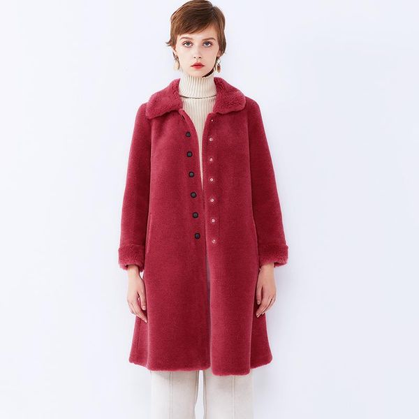 women coat real fur autumn winter coat women clothes 2021 sheep shearing jacket 100% wool jackets hiver 86290 yy1733, Black
women coat real fur autumn winter coat women clothes 2021 sheep shearing jacket 100% wool jackets hiver 86290 yy1733, Black