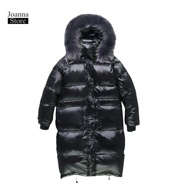 duck down jacket women reflective jackets raccoon fur collar coat winter warm long plus size slim coats thick korean new clothes, Black
duck down jacket women reflective jackets raccoon fur collar coat winter warm long plus size slim coats thick korean new clothes, Black