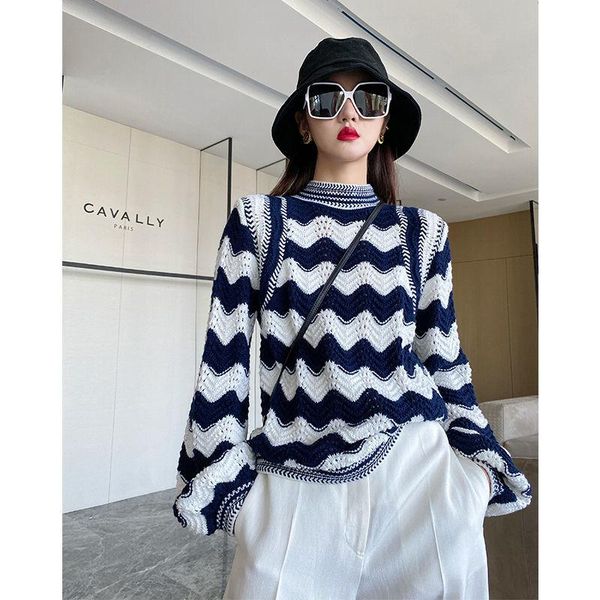 new sweater autumn spring women long lantern sleeve wace strippd knitted pullovers crop nice sweaters ns211, White;black
new sweater autumn spring women long lantern sleeve wace strippd knitted pullovers crop nice sweaters ns211, White;black