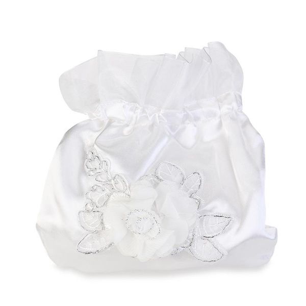 gift wrap white bridal bridesmaid satin flower decorated bag handbag evening ladies wedding purse party messenger clutch
gift wrap white bridal bridesmaid satin flower decorated bag handbag evening ladies wedding purse party messenger clutch