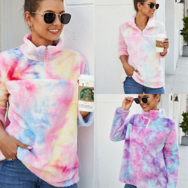 2020 women's rainbow gradient for women 2020 women's rainbow coat sweater color plush coat gradient color plush sweater for women, Black
2020 women's rainbow gradient for women 2020 women's rainbow coat sweater color plush coat gradient color plush sweater for women, Black