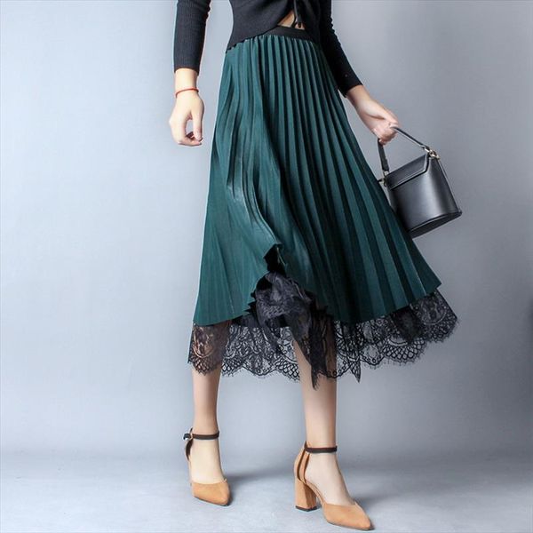 new england high waist mesh skirt autumn women skirt work lace patchwork pleated elegant big tulle skirts wear both sides, Black
new england high waist mesh skirt autumn women skirt work lace patchwork pleated elegant big tulle skirts wear both sides, Black