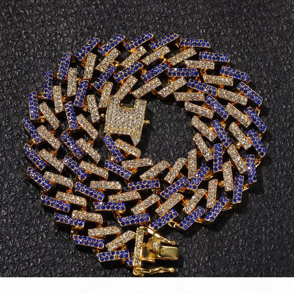 15mm 6 colors personalized gold silver hip hop bling diamond cuban link chain necklace for men miami rapper bijoux mens chains jewelry
15mm 6 colors personalized gold silver hip hop bling diamond cuban link chain necklace for men miami rapper bijoux mens chains jewelry