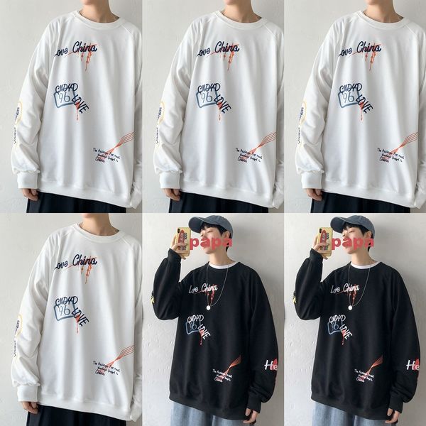 тенденция gryv6 случайных мужских ins свободного пуловер pullovert футболка pulloverand фа весны рукав круглый воротник свитер длинного пуло, Black
тенденция gryv6 случайных мужских ins свободного пуловер pullovert футболка pulloverand фа весны рукав круглый воротник свитер длинного пуло, Black