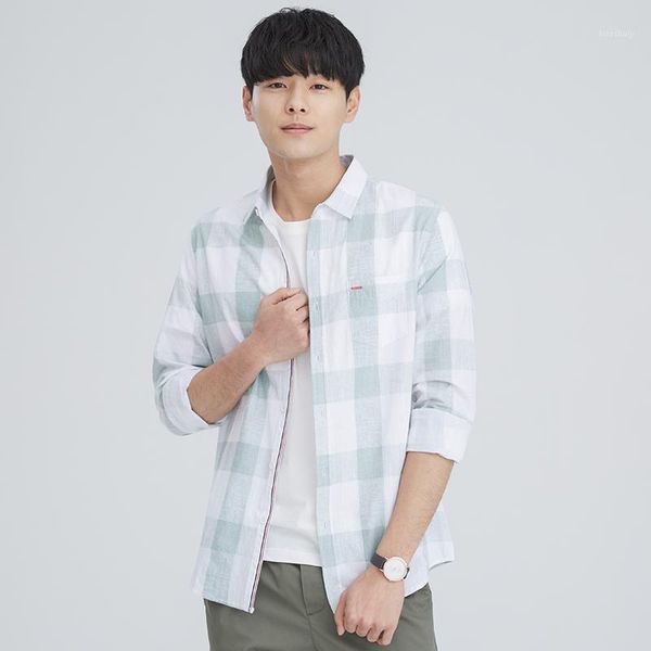 2019 vomint fashion men's shirt men's long-sleeved shirt plaid cotton casual large size s-5xl sc71201, White;black
2019 vomint fashion men's shirt men's long-sleeved shirt plaid cotton casual large size s-5xl sc71201, White;black