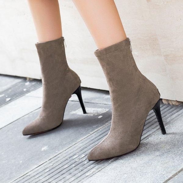 boots waterproof platform slim heel mid boot 2021 fashion korean suede high pointed cotton, Black
boots waterproof platform slim heel mid boot 2021 fashion korean suede high pointed cotton, Black