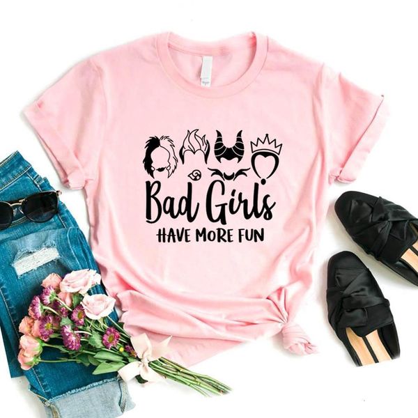 bad girls have more fun print women tshirt cotton casual funny t shirt gift for lady yong girl tee 6 color fa-3, White
bad girls have more fun print women tshirt cotton casual funny t shirt gift for lady yong girl tee 6 color fa-3, White