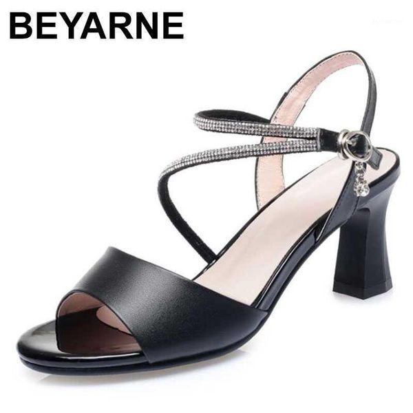 sandals beyarne promotional rhinestones cowhide leather woman high heel shoes 2021 big size open toe shoe summer women1, Black
sandals beyarne promotional rhinestones cowhide leather woman high heel shoes 2021 big size open toe shoe summer women1, Black