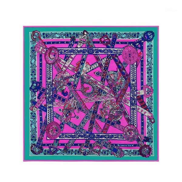 scarves pobing 100% silk scarf women large shawls geometric print stoles square bandana big kerchief female foulards 130cm1, Blue;gray
scarves pobing 100% silk scarf women large shawls geometric print stoles square bandana big kerchief female foulards 130cm1, Blue;gray