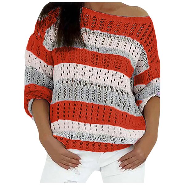 winter sweater women patchwork o-neck colour stripe hollowing out long sleeves blouses easy kg-1036, White;black
winter sweater women patchwork o-neck colour stripe hollowing out long sleeves blouses easy kg-1036, White;black