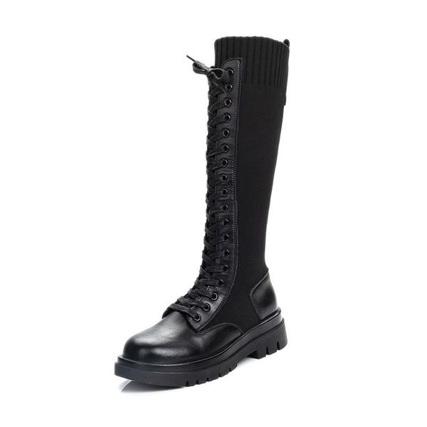fall/winter 2020 new women's boots long british-style pu over-the-knee socks boots casual women's shoes, Black
fall/winter 2020 new women's boots long british-style pu over-the-knee socks boots casual women's shoes, Black
