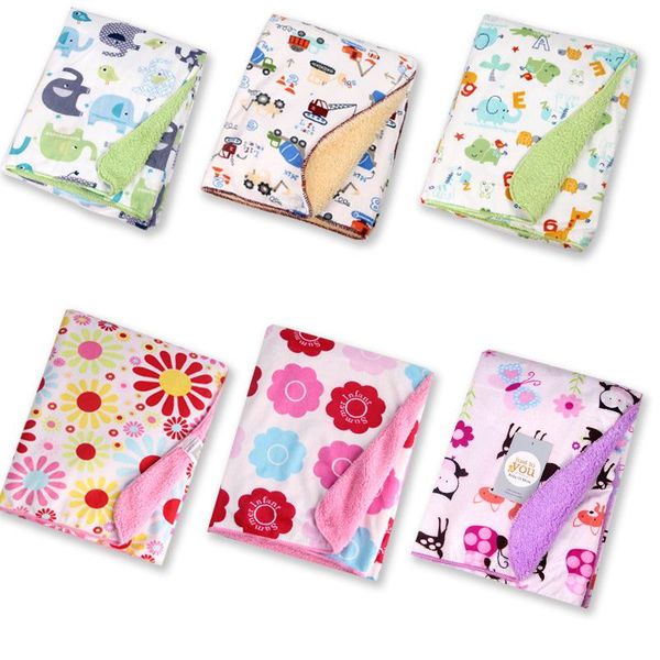 75*100cm thick warm cute cartoon printed double layer blanket sofa baby blanket swaddle coral fleece knee cover office
75*100cm thick warm cute cartoon printed double layer blanket sofa baby blanket swaddle coral fleece knee cover office
