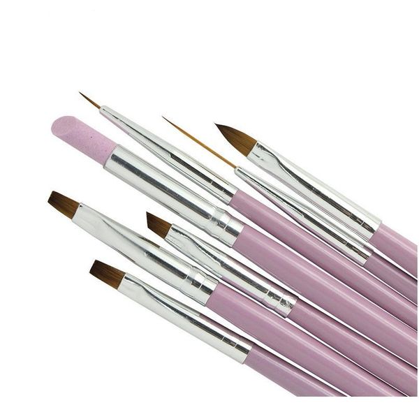 7 pcs/set nylon nail art pen set uv gel drawing painting pen brush dotting pen nail file nail polish b qylktp
7 pcs/set nylon nail art pen set uv gel drawing painting pen brush dotting pen nail file nail polish b qylktp