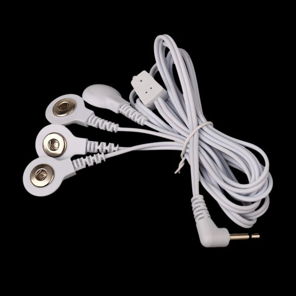 electrode lead wires connecting cables with 4 buttons for digital tens therapy machine massager 3.5mm plug
electrode lead wires connecting cables with 4 buttons for digital tens therapy machine massager 3.5mm plug