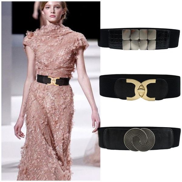 Women's Elastic Waistband Fashion Elastic Wide Waistband Korean 100 with Dress Decoration Wide, Black;brown
Women's Elastic Waistband Fashion Elastic Wide Waistband Korean 100 with Dress Decoration Wide, Black;brown