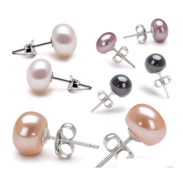 6-7mm natural pearl jewelry 925 sterling silver ear nail earrings stud for women girls 10 pairs valentine gift ywaxl
6-7mm natural pearl jewelry 925 sterling silver ear nail earrings stud for women girls 10 pairs valentine gift ywaxl